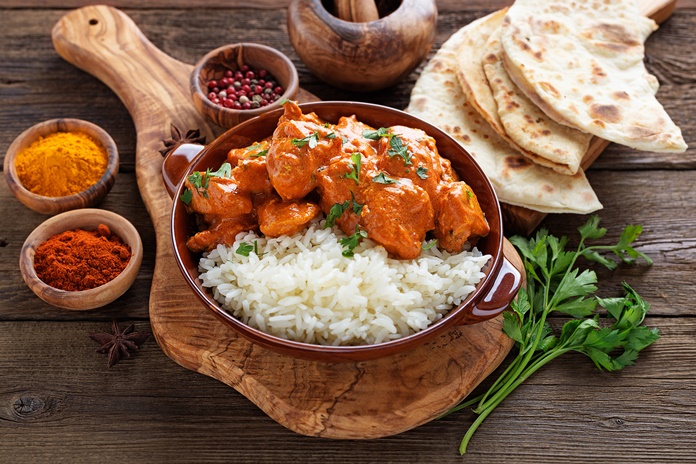 Aromatingas indiškas vištienos troškinys „Tikka masala“